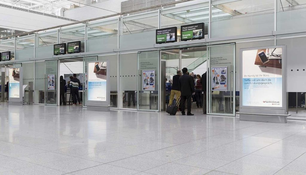 Airport MUC Security Check