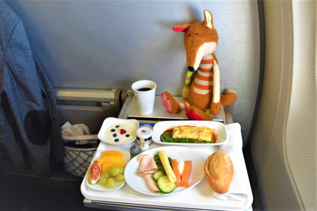 Lufthansa Business Class Frühstück