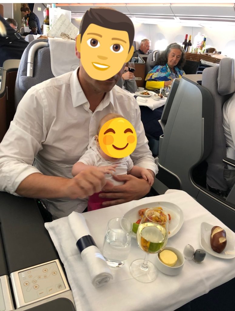 Lufthansa Business Class Menu