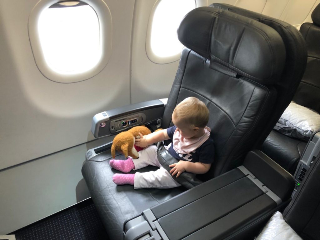 Sitztest American Airlines Flug AA69 nach Kona, Hawaii in der Business Class