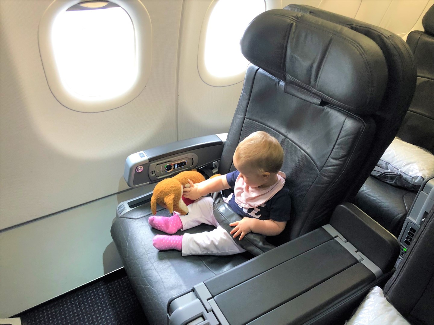 Baby-Test: American Airlines Airbus A320 von Los Angeles nach Hawaii in der Business Class