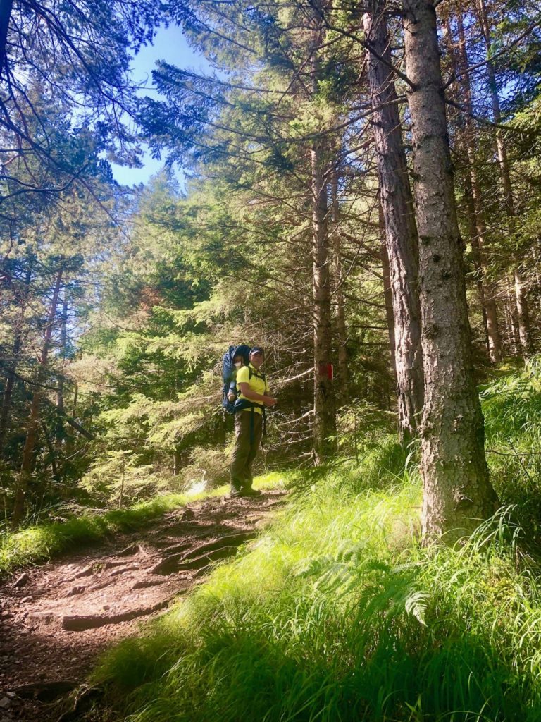 Hoppla - ist der Alpsteig steil