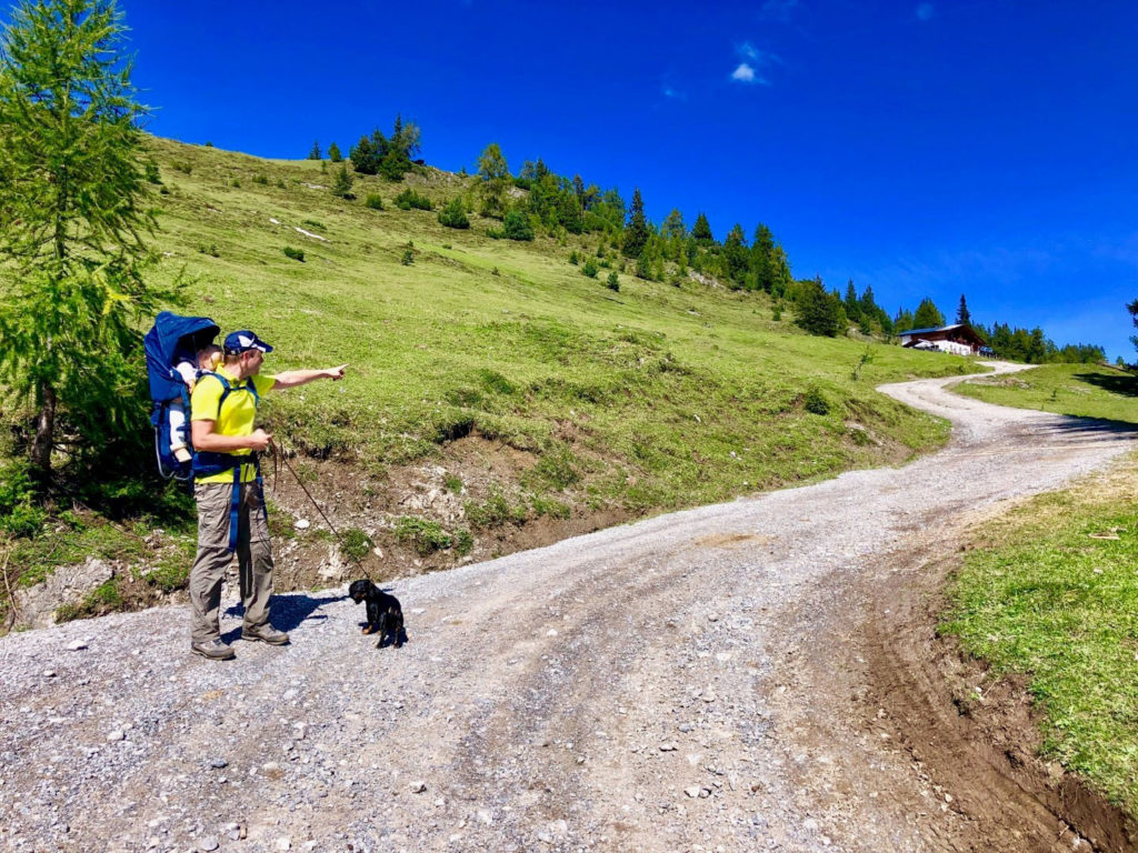 Wandern mit dem Deuter Kid Comfort Pro