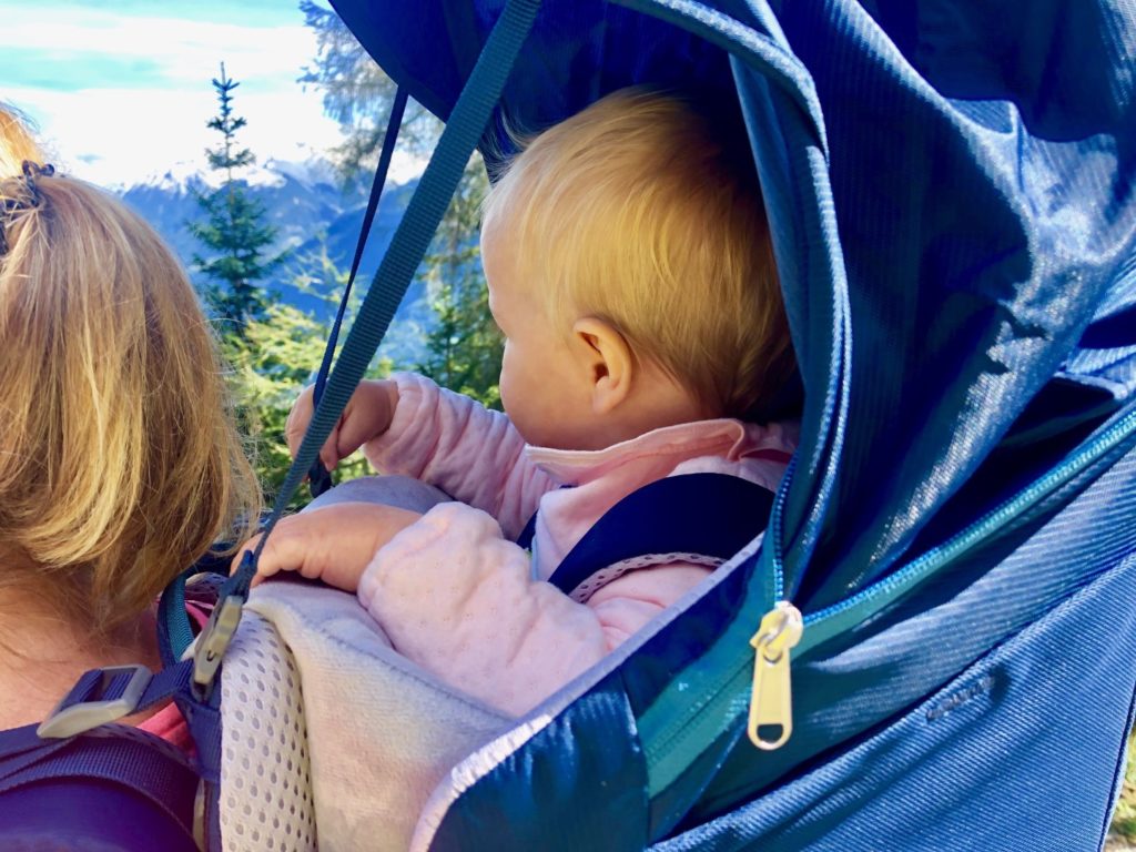 Sonnenschutz beim Deuter Kid Comfort Pro