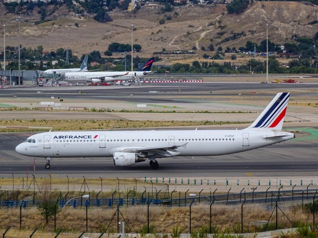 Air France ist eine gute Airline und bietet Spielzeug für Kinder an Board.