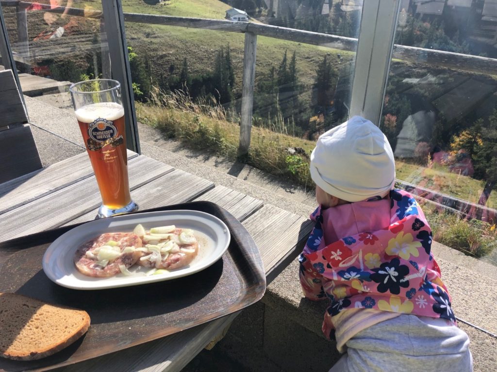 Pressack mit Musik gab es auch - da konnte Papa nicht widerstehen.
