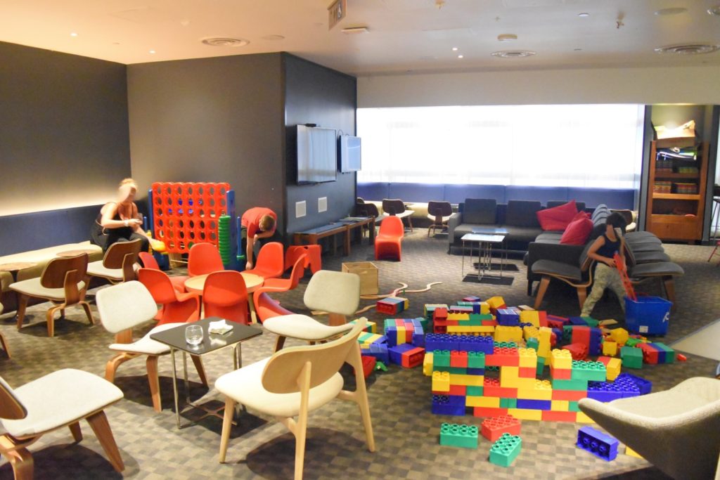 Kids Area in der Oneworld Business Lounge, Los Angeles Airport (LAX)