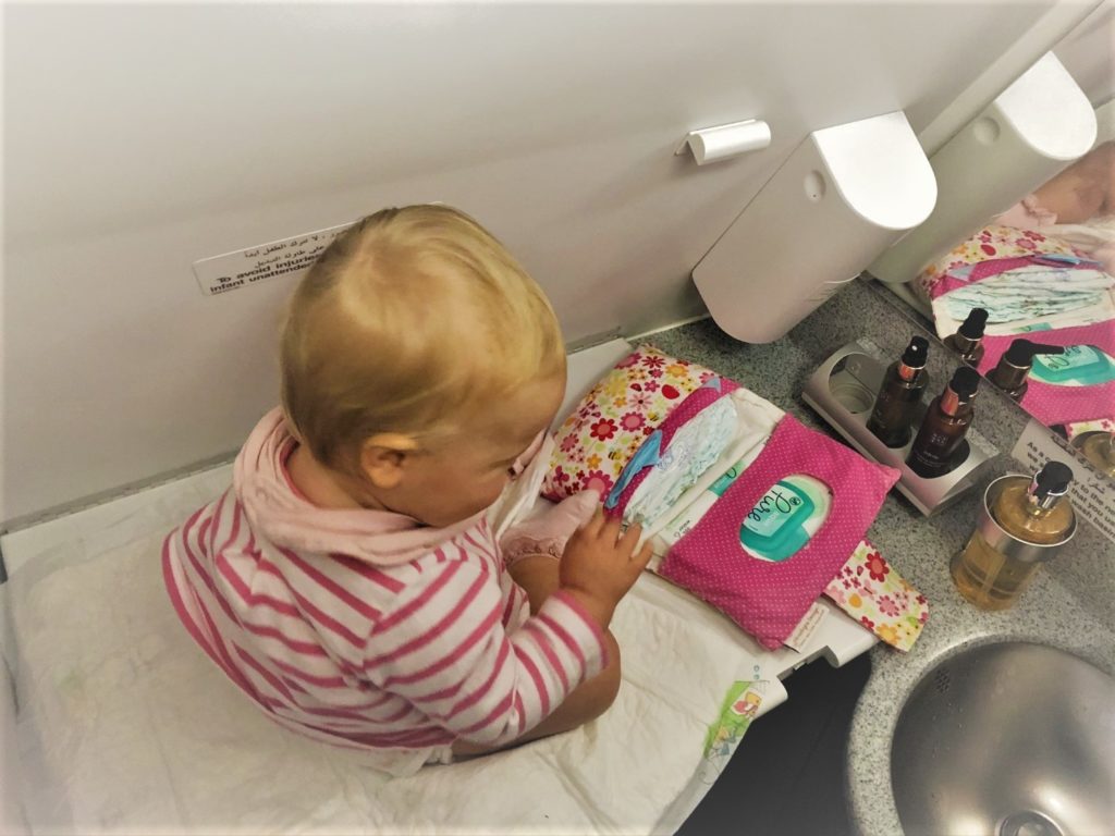 Klein und ausreichend: Wickeln an Board Airbus A320