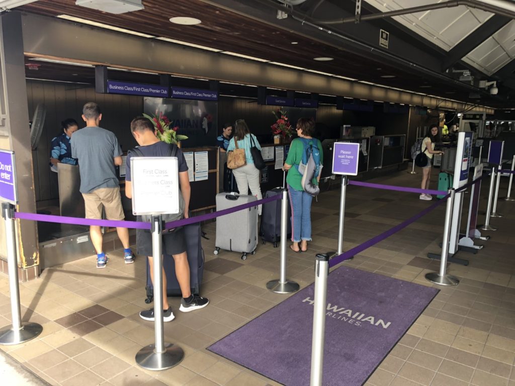 Check-in Area Kona Airport, Hawaii