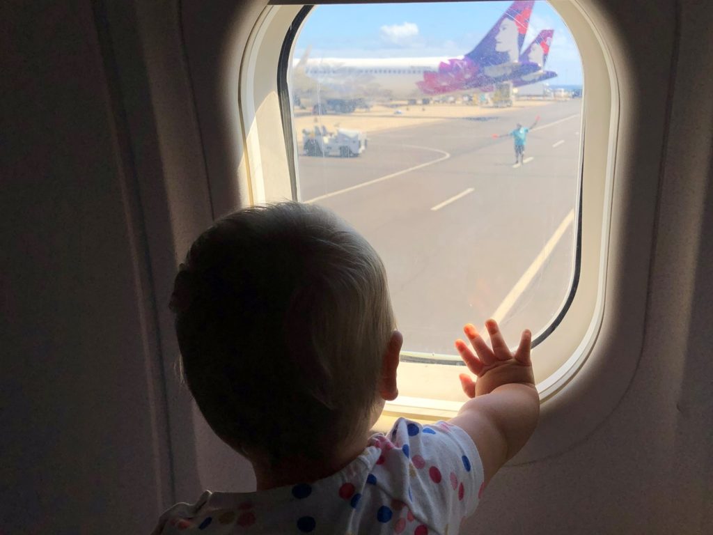 Business Class Hawaiian Airlines Boeing 717