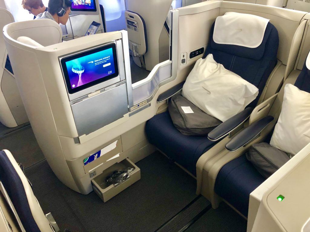 Stuhl - British Airways Business Class Seat 20 E,F
