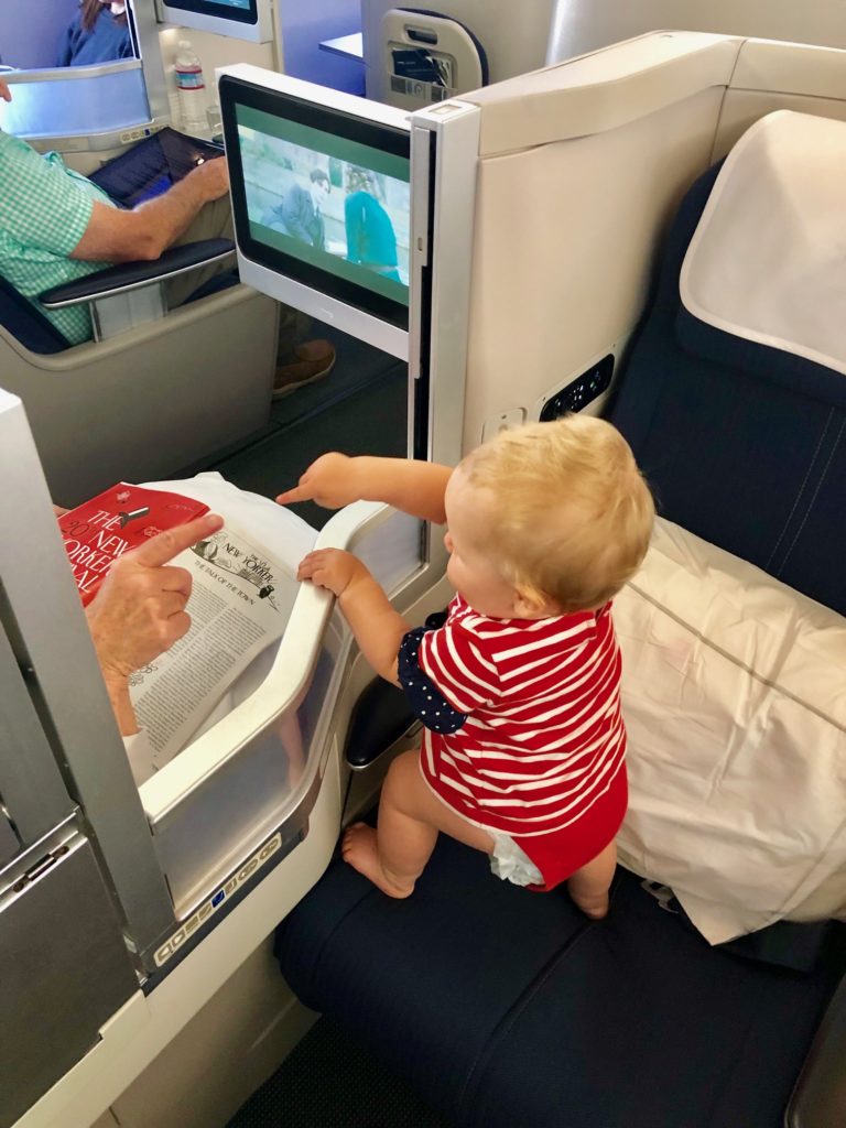 Spielen mit dem Sitznachbar - British Airways Business Class