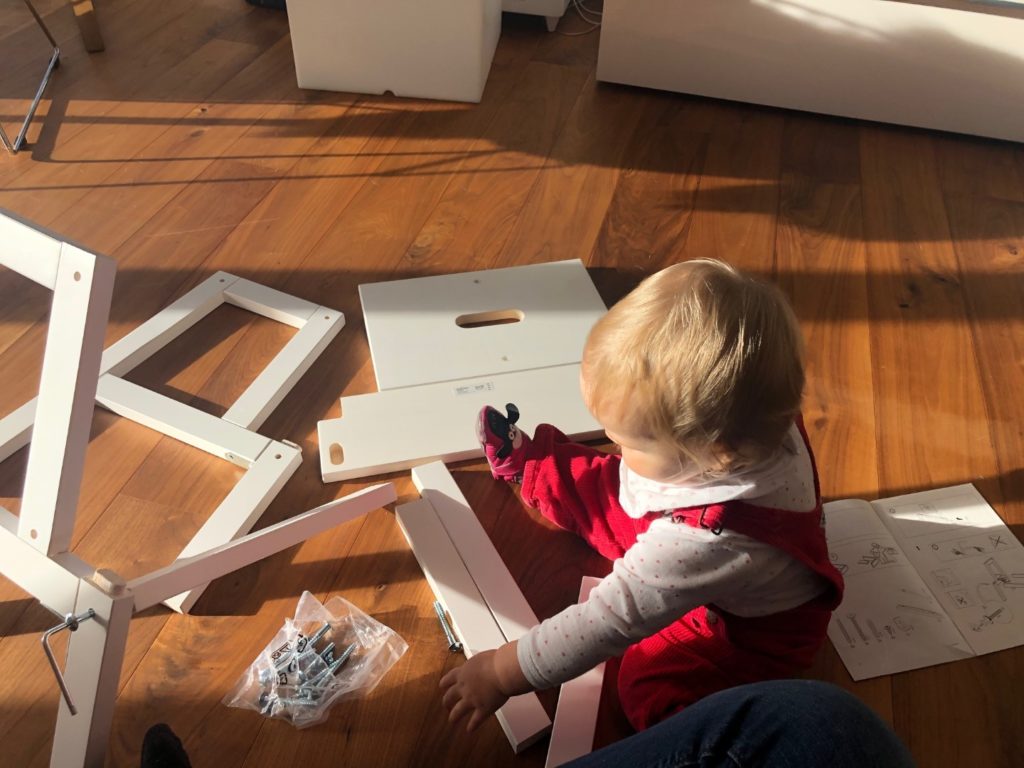 Ikea Bekvär - achtet genau auf die Ausrichtung der Seitenteile