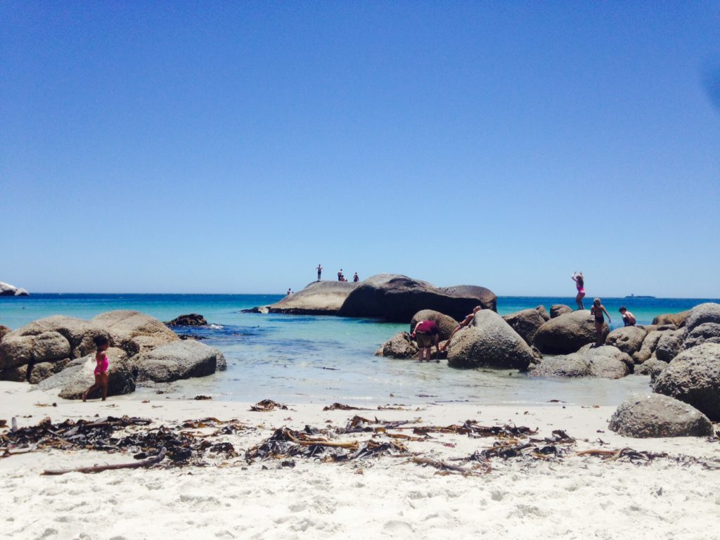 Die Felsen von Clifton erinnern an die Seychellen