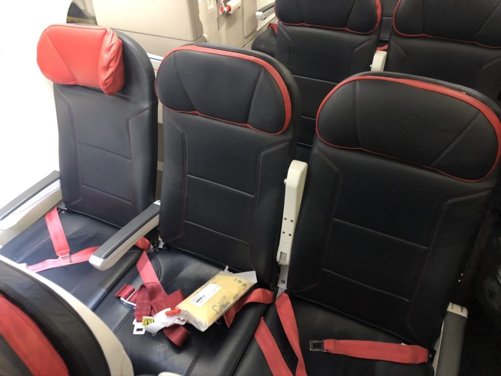Turkish Airlines Airbus A321 Sitze Economy Class