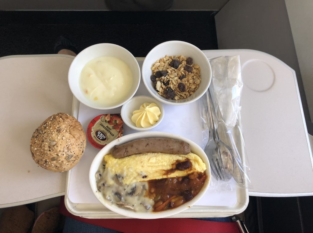 SAA South African Airways Domestic Business Class Frühstück - schlimmer als in jeder Economy