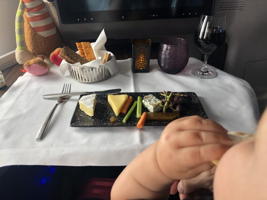 Käseplatte als Nachtisch, das schmeckt auch Vic
