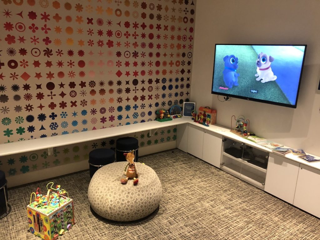 Kinder Spielzimmer in der American Express Centurion Lounge San Francisco Airport (SFO)
