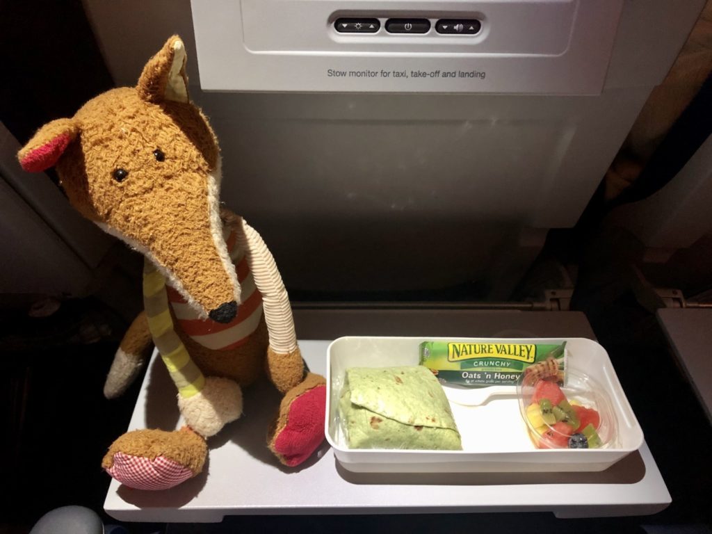Lufthansa Airbus A380 Economy Class Pre-Arrival Snack