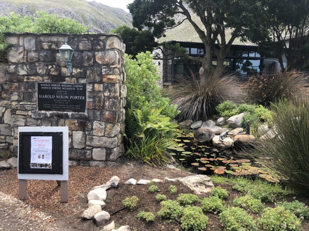 Eingang zum Harold Porter National Botanical Gardens in Betty's Bay