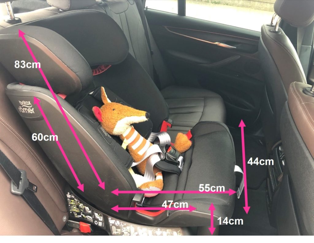 Abmessung Britax Römer Advansafix Z-Line Breite Tiefe Höhe