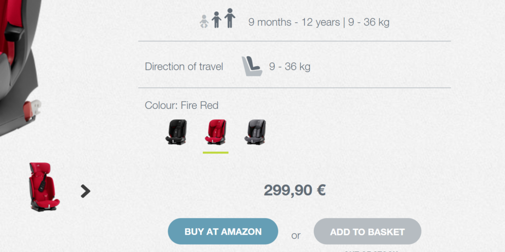Farbvarianten: Cosmos Black, Fire Red, Grey