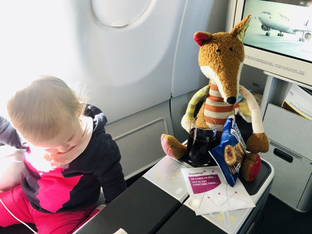 Leckerer Pretzels Snack bei Eurowings