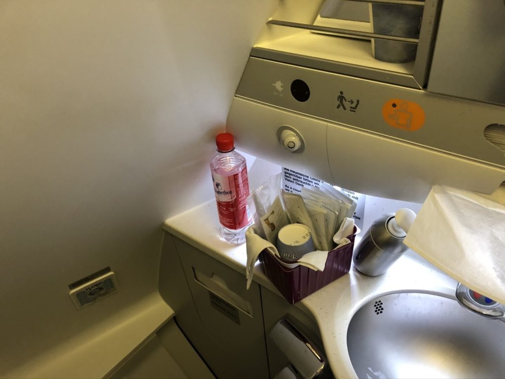 Toilette in der Eurowings Business Class
