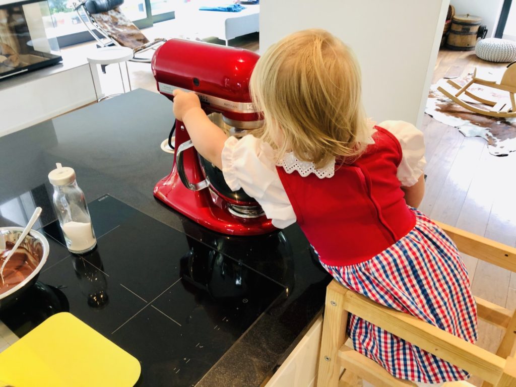Nun kann ich endlich die KitchenAid anschalten