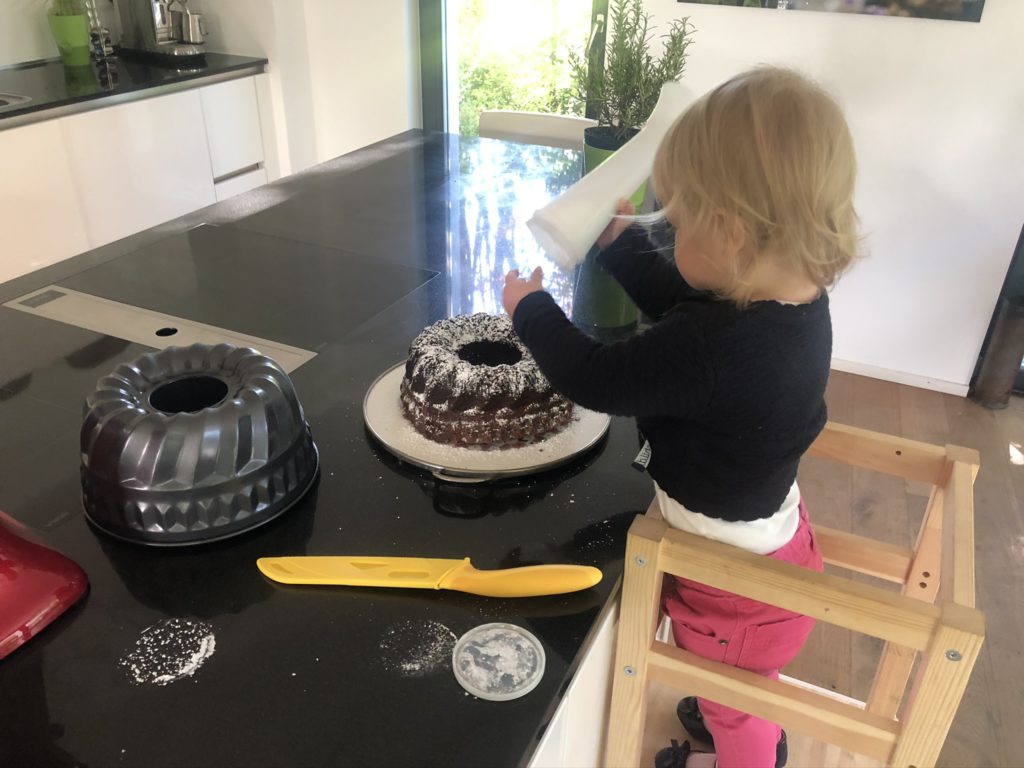 Noch Puderzucker drauf, damit er aussieht wie ein Gebirgspanorama